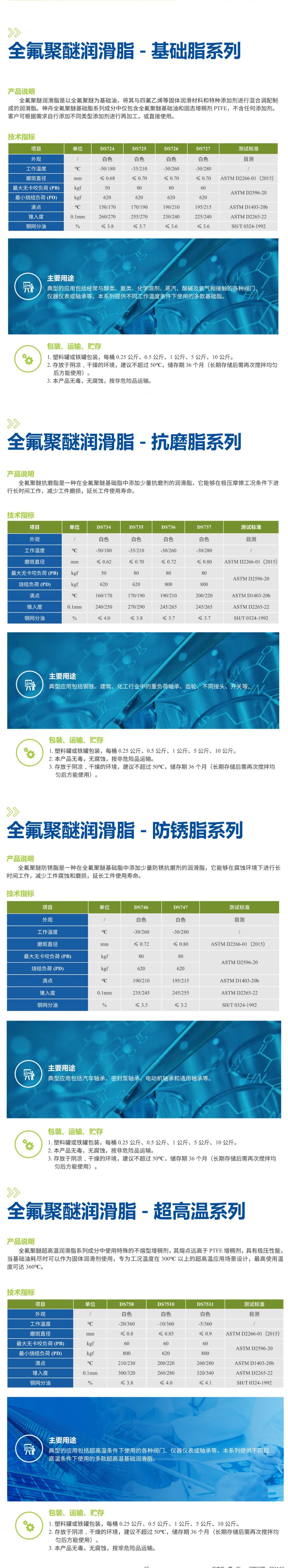 全氟聚醚润滑脂